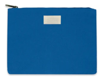 Pochette personnalisable 20x12 cm - Colette Bleu roi